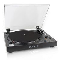 Pyle PLTTB3U Belt Drive USB Turntable With Recording & Digital Software