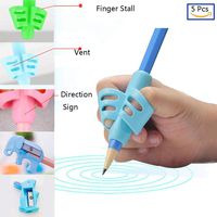 Pencil Grips for Kids Writing Aid Grip，Finger Grip Trainer Posture Correction Tool for Kids Handwriting，Preschoolers Children Pencil Holder for Kids Handwriting