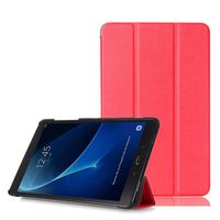 AutumnFall Samsung Galaxy Tab A 10.1 Case - Stand Folio Case Cover for Galaxy Tab A 10.1 Inch Tablet SM-T580 T585 (Red)