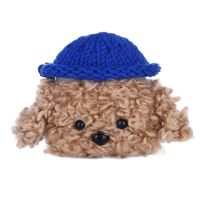 Kanzd Knitted Plush Protective Case Cover Protector Case Compatible with Airpods Pro Earphones Charging Case (E)