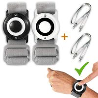 KSEFENCE 2020 - Big Button One Finger Press Personal Safe Sound Alarm, Wrist Personal Alarm for Elderly Kids and Women When Emergency Occur, Gift for Family (2 Pack)