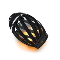 Stylish Flame Lamp LED Wireless Portable Bluetooth Speaker Torch Atmosphere Light USB Charging Stereo Soundbar with HD Audio and Enhanced Bass Sound for iPhone X, iPad, Galaxy S8