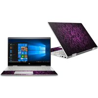 MightySkins Skin Compatible with HP Envy x360 Convertible 15" (2018) - Purple Style | Protective, Durable, and Unique Vinyl Decal wrap Cover | Easy to Apply, Remove | Made in The USA