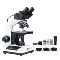 OMAX 40X-2000X Digital Binocular Phase Contrast Compound Microscope with Built-in 3.0MP USB and Interchangable Phase Contrast Kit
