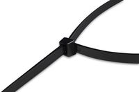 Extra Heavy Duty Zip Ties 26 Inch Long - 200 Lbs Strong UV Black Nylon Large Cable Wraps 50 Pack