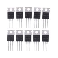 Detectorcatty 10PCS IRF540N IRF540 TO-220 N-Channel 33A 100V Power MOSFET high Performance Effect Tube Portable Size