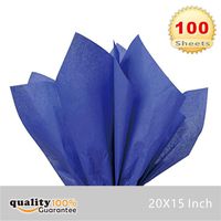 PMLAND Premium Quality Gift Wrap Tissue Paper - Blue - 15 Inches X 20 Inches 100 Sheets
