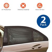 EcoNour Full Universal Breathable Sunshade Mesh Backseat (2 Pcs) Protects Your Baby and Older Kids from The Sun