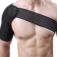HZYWL Shoulder Support,Adjustable Neoprene Wraps Band, for sprains AC Joint Muscle Tear Recovery and Injury Shoulder Brace