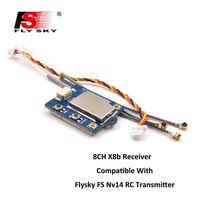 Flysky FS-X8B Receiver, 8CH 2.4G i-Bus/PPM Receiver for FS-Nirvana FS-NV14 FS-i6 FS-i6s FS-i6x FS-i8 FS-i10 Transmitter RC Quadcopter