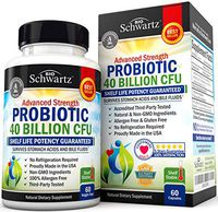 Probiotic 40 Billion CFU. Prebiotic. Guaranteed Potency until Expiration - Patented Delay Release, Shelf Stable - Lactobacillus Acidophilus - Gluten Dairy