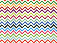 Rainbow Chevron Recycled Tissue120~20"x30" Half Ream Tissue Prints (2 Unit, 120 Pack per Unit.)
