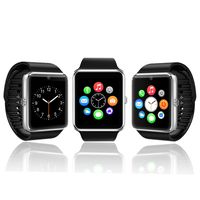 IndigiÂ Unlocked! Stylish GSM Compatible with Bluetooth Wrist Watch Phone w/Spy Camera MP3 MP4 FM Radio
