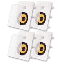 Acoustic Audio HD-525 in Wall Speakers Home Theater Surround Sound 2 Pair Pack