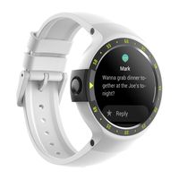 Ticwatch S Smartwatch-Glacier,1.4 inch OLED Display, Android Wear 2.0,Compatible with iOS and Android, Google Assistant (Renewed)
