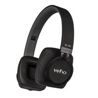 Veho VEP-010-Z10 Z-10 On-Ear Wired Premium Headphones, Flex Anti-Tangle Cable, Black