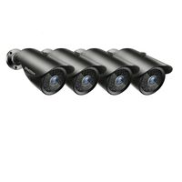 TMEZON 4 Pack OSD Security Bullet Camera HD 1080P 2.0MP 4-in-1 AHD/CVI/TVI/CVBS 3.6mm Lens Waterproof Outdoor Surveillance Camera