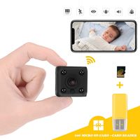 Mini Spy Hidden Camera,1080P HD WiFi Security Surveillance Cameras,Small Wireless Covert Cam for Home/Nanny/Baby/Car/Pet with Motion Detection Night Vision Include 16GB SD Card