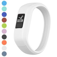 Watbro Bands Compatible with Garmin Vivofit JR/Vivofit JR2/ Vivofit 3, Soft Silicone Adjustable Stretchy Replacement Watch Bands with Buckle, for Vivofit jr/jr 2/3, for Kids Boys Girls Small Large