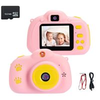 Kids Digital Camera,Kids Camera for 4-8 Year Old Girls,Mini Child Camcorderr for Outdoor Play Perfect Choice for Boys and Girls (Pink)
