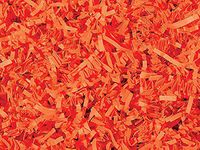 Pack of 1, Orange Crinkle Cut Paper Shred 40 Lb Spring-Fill Shred for Baskets, Basket Boxes, Bags, Containers & Nested Boxes