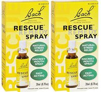 Bach Flower Remedies Essences Rescue Remedy Spray Original Flower -- 0.7 fl oz (Pack of 2)