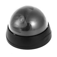 Mini Dome Shaped Non-functioning Fake CCTV Security Camera Black