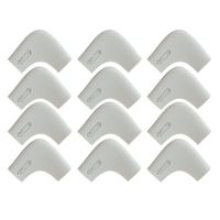 LONGFITE Corner Protectors and Edge Guards Baby Proof Corner Covers and Bumpers Cushion Food Grade Silicone Non-Choking Risk Chewing Safe with Strong Stickiness (Gray(12 Pack), Corner)