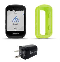Garmin Edge 830 GPS Cycling Computer with Included Original Garmin Silicone Case and Wearable4U Wall Charging Adapter Bundle