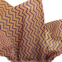 Choc Brown Polka Dots Aqua Blue Art DIY Crafts Tissue Paper for Gift Wrapping 20"X30" 5 Sheets