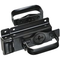 National Hardware N101-576 V25 Swinging Door Latch in Black