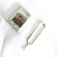 for Samsung Galaxy Tab S4 T830 / T835 Sim Card Tray - Sim Card Tray & Micro SD Sim Card Holder Container Replacement for Samsung Galaxy Tablet Tab S4 T830 / T835(Silver)