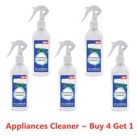 Air Conditioner Coil Cleaner Spray No Rinse, Refrigerator Evaporator Condenser Cleaner Foam Inside, All Purpose Dirty Degreaser Cleaner for Appliances, No Damage (5 Bottle)