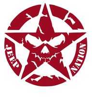 UR Impressions DRed Jp Nation Decal Vinyl Sticker Graphics for Jeep Wrangler 4x4 Unlimited Sahara Rubicon Moab Overland Arctic SUV Wall Window Laptop|Dark RED|5.5 inch|URI026-DR