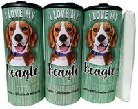 I Love My Beagle Gift Collection (Refillable Tissue Tube with 1 Refill Package)