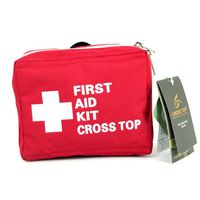 SJJSP First-aid kit Waterproof First aid kit Portable Emergency Kit Bag Travel Survival Kit Empty Bag Compliant Home Car Workplace Outdoor/17 x 7.5 x 12cm