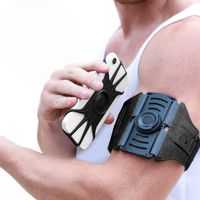 VUP Running Armband [All Screen Friendly, Detachable & 360°Rotatable] for iPhone Xs Max/Xs/XR/8 Plus/7 Plus/6s Plus/6, Galaxy S10 Plus/ S9 Plus/ S8/ A8 Plus, Note 4/5/8/9, Google Pixel 3/2 XL-Black