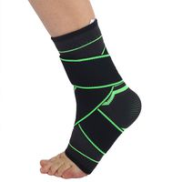 Tbest Ankle Support Brace Wrap, 1 Pair Unisex Comfortable Exercise Sports 3D Weaving Ankle Compression Guard Strap Support for Sport,Running,Football,Joint Pain(L)
