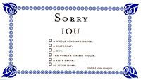 Quiplip Sorry GreetingCards
