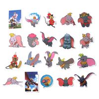 Cartoon Movie Dumbo Themed 20 Piece Sticker Decal Set for Kids Adults - Laptop Motorcycle Skateboard Decals