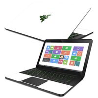 MightySkins Skin Compatible with Razer Blade 14" (2014-2017) - Solid White | Protective, Durable, and Unique Vinyl Decal wrap Cover | Easy to Apply, Remove, and Change Styles | Made in The USA