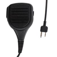 TENQ Andheld/Shoulder Mic with Speaker for Midland Gmrs/FRS Gxt/lxt 2 Two Way Radio 2-pin