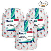 [300 Count] Plasti Plus Disposable Plastic White 5 oz Heavy Weight Dessert Bowls, Great For Weddings, Home, Office, School, Party, Picnics, Take-out, Fast Food, Outdoor, Events, Or Every Day Use,
