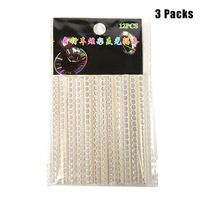 Yagaga 3 Packs Bicycle Reflective Light Wheel Clip Tube Safety Warning Light Cycling Reflective Mount Clip Tube Warning Strip Cycling Wheel Spoke Reflector Clips (Silver)