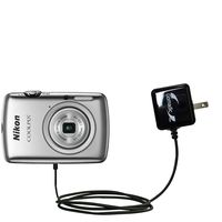 Advanced Rapid Wall AC Charger Compatible with Nikon Coolpix S01 - Amazingly Powerful Home Charge Design Built with Gomadic Brand TipExchange