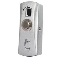 UHPPOTE Zinc Alloy Shell Door Push To Exit Button NO/COM Output for Access Control