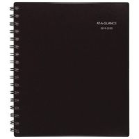 AT-A-GLANCE 2019-2020 Academic Year Monthly Planner, Medium, 7" x 8-3/4", Notetaker, Black (70A73605)