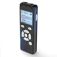 EVIDA 16GB Digital Voice Recorder with Playback for Lectures Meetings,Voice Activated Recording Device with USB Rechargeable,Password