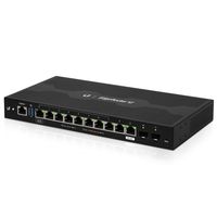 Ubiquiti Networks EdgeRouter 12, 10-Port Gigabit Router with PoE Passthrough and 2 SFP Ports (ER-12)