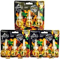 9 GLADE PLUGINS OIL REFILLS SULTRY AMBER RHYTHM LIMITED EDITION SCENT 3 X 3
